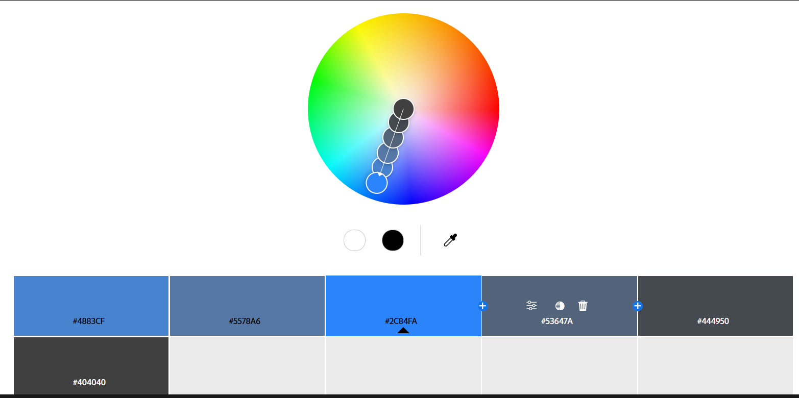 Monochromatic Palette